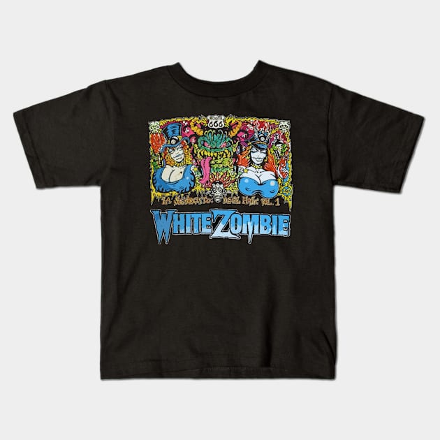 White Zombie Band news 9 Kids T-Shirt by endamoXXM